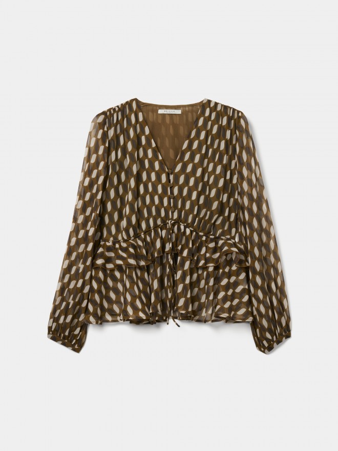 Blusa com padrão Blusa com padrão