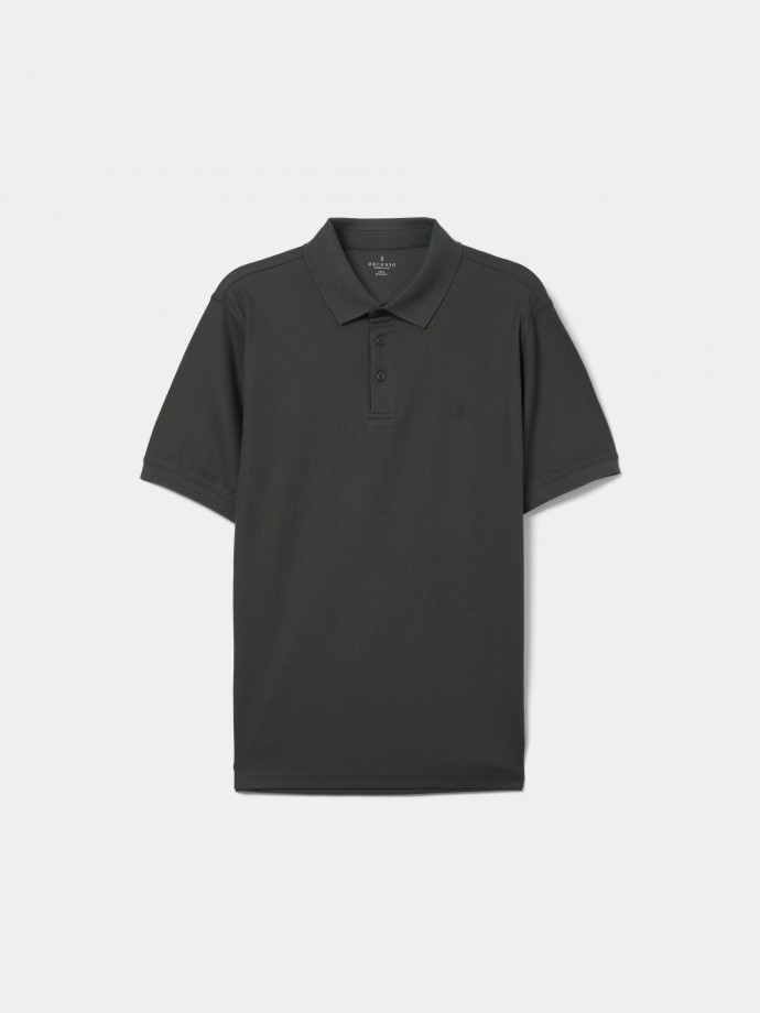 Polo estruturado regular fit