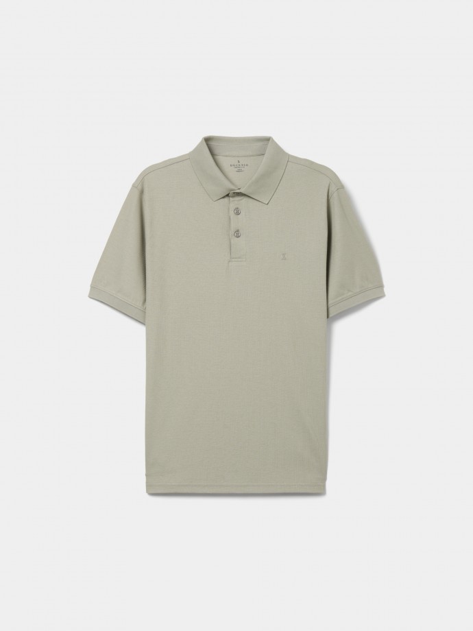 Polo estruturado regular fit