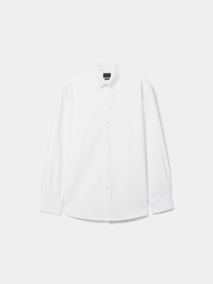 Camisa Oxford corte regular