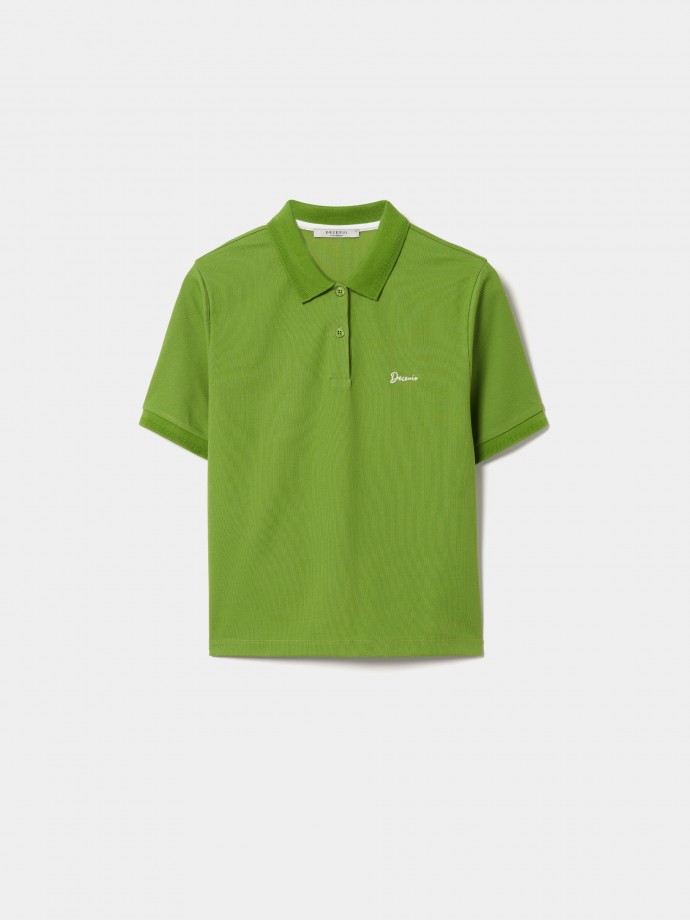 Polo corto de piqu