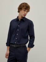 Slim fit plain shirt