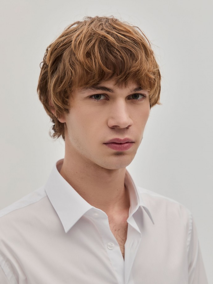 Slim fit plain shirt