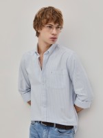 Camisa regular fit s riscas