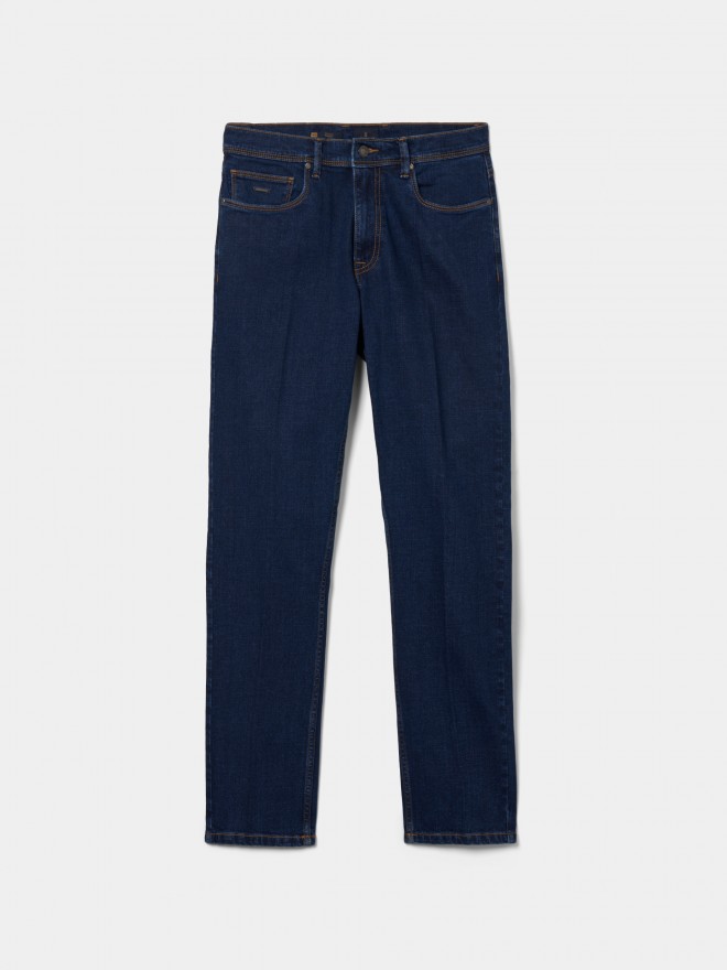 Regular fit denim pants