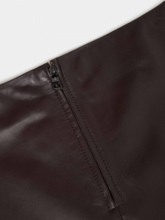 Short leather skirt Short leather skirt