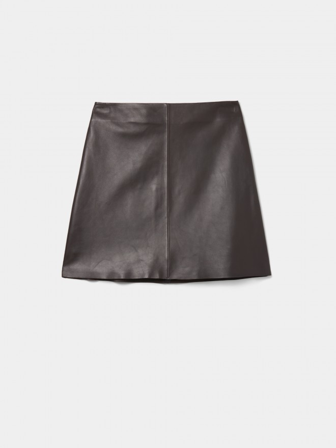 Short leather skirt Short leather skirt