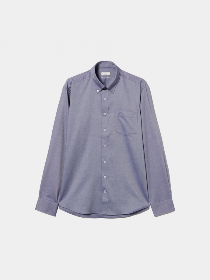 Camisa de algodn regular fit