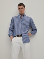 Regular fit striped shirt
