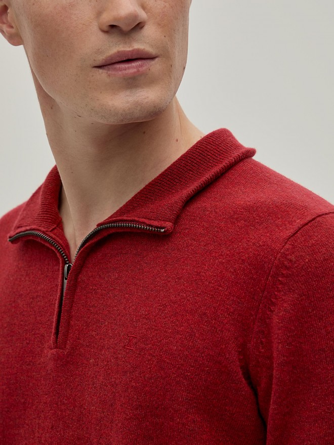 Sweater with zip