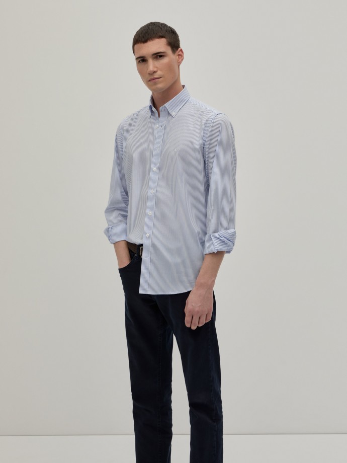 Regular fit striped shirt