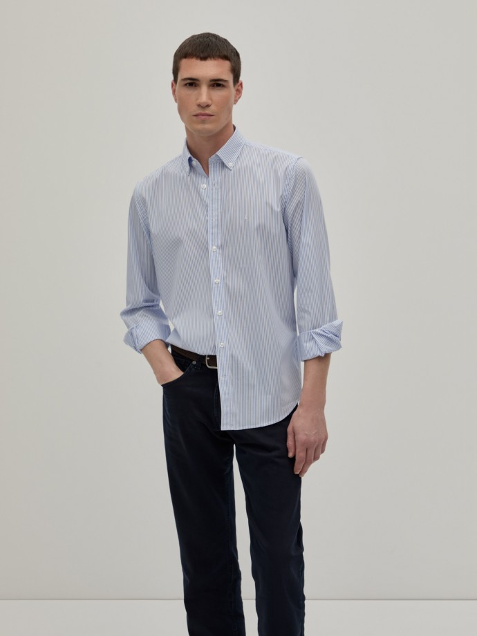 Regular fit striped shirt