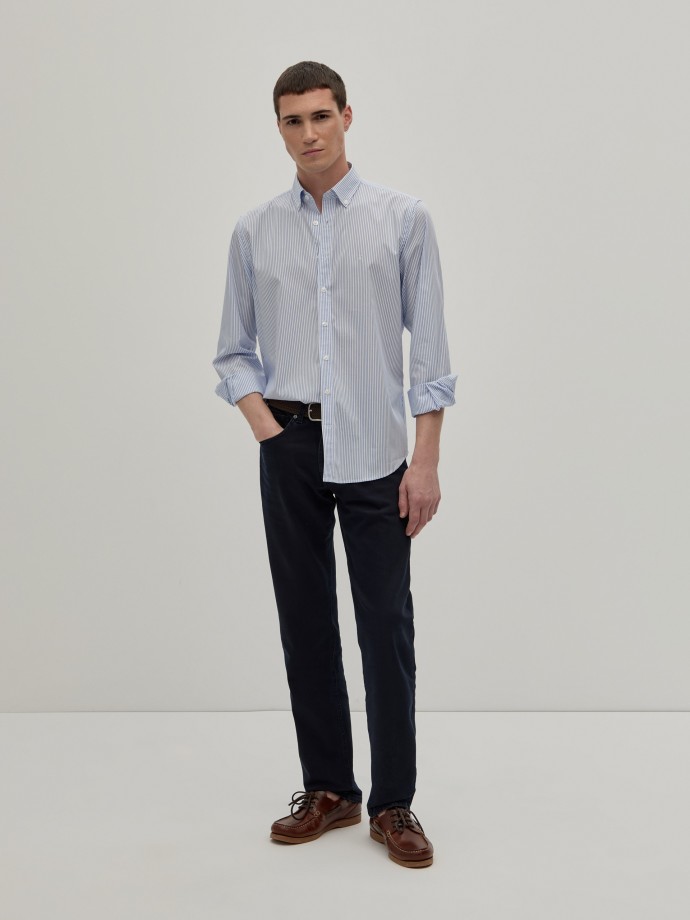 Regular fit striped shirt