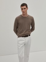 Pullover decote redondo