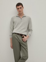 Twill chino pants