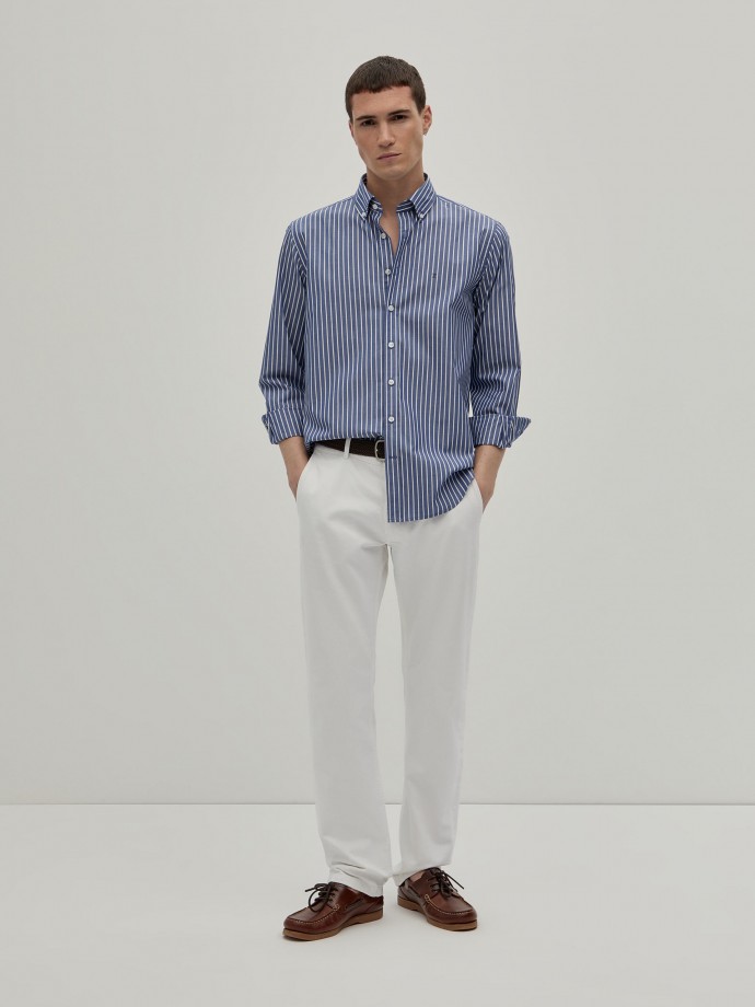 Regular fit striped shirt