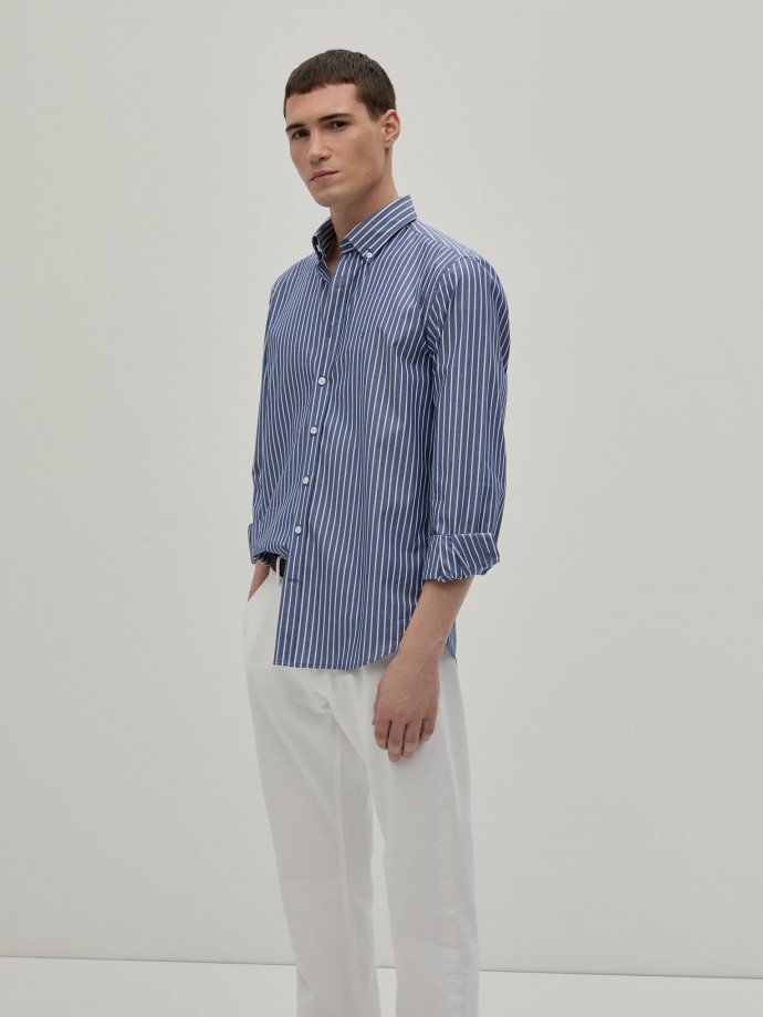 Regular fit striped shirt