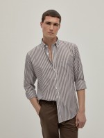 Camisa regular fit s riscas