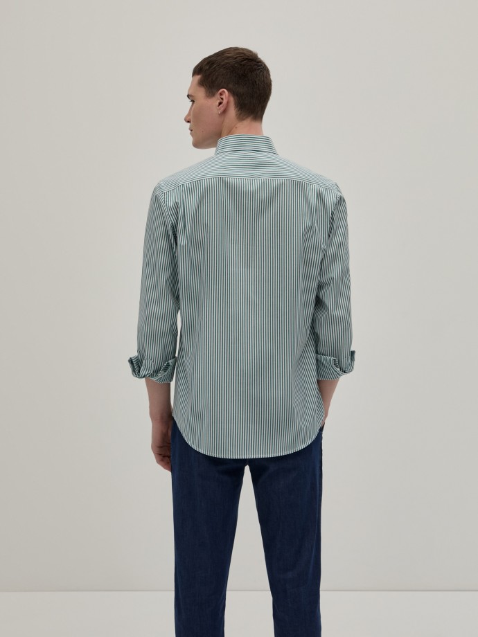 Camisa rayas regular fit