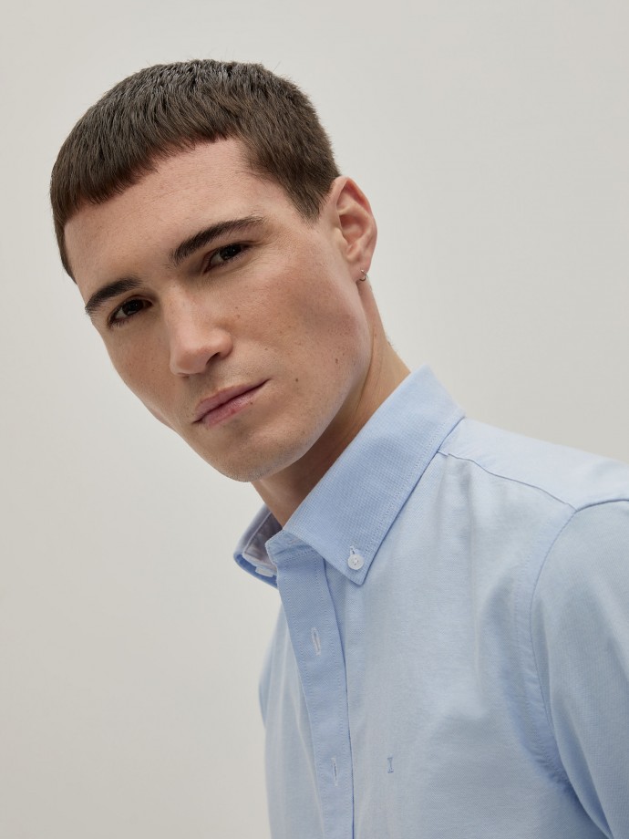 Camisa oxford regular fit