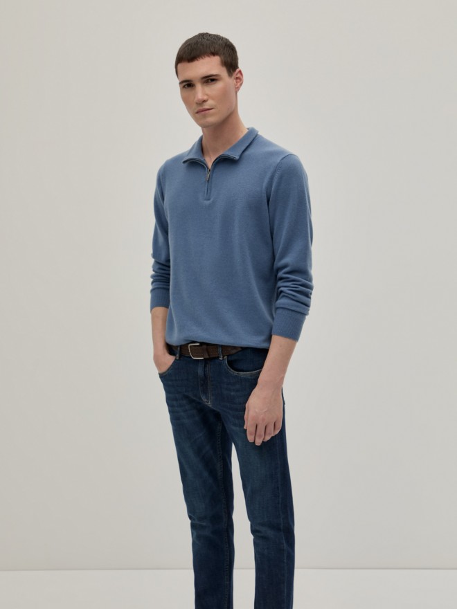 Sweater with zip Sweater with zip