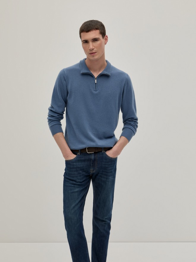 Sweater with zip Sweater with zip