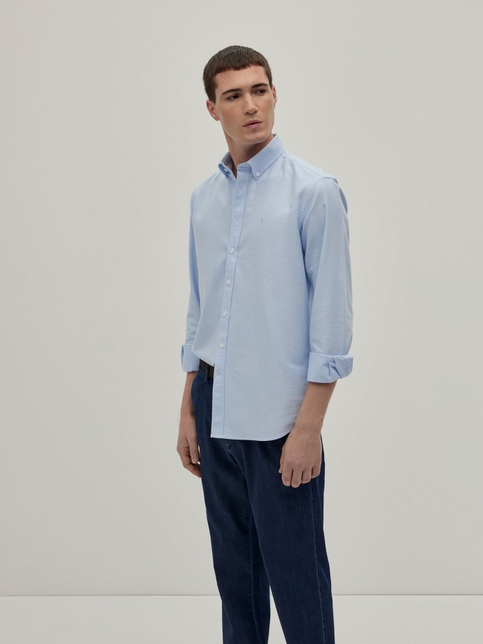 Camisa oxford regular fit