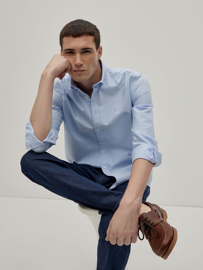 Camisa oxford regular fit