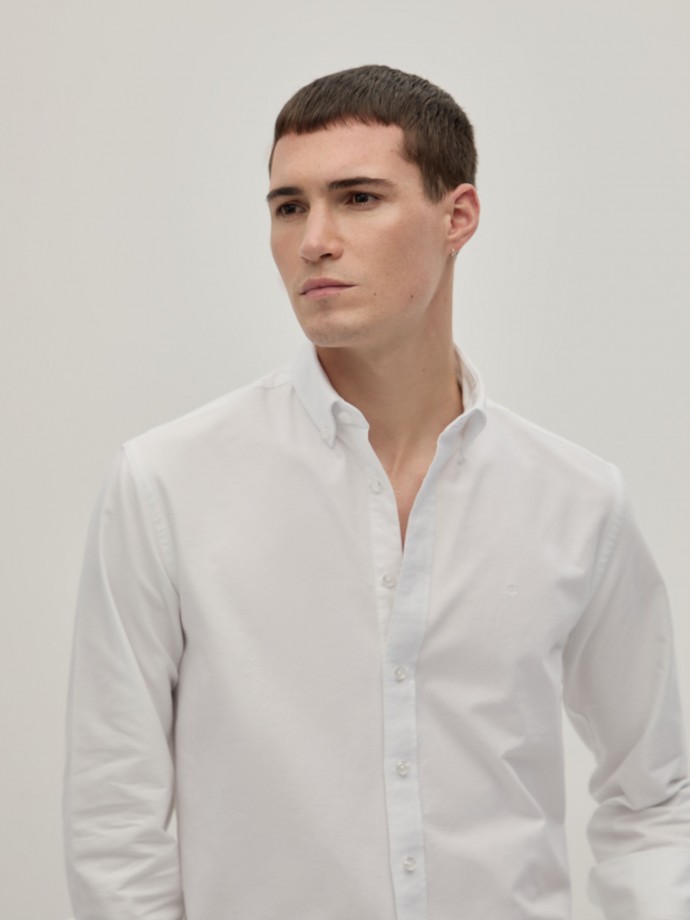 Camisa Oxford corte regular