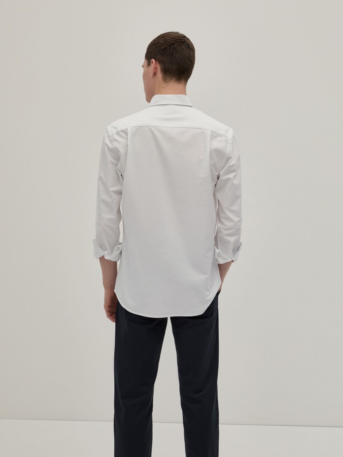 Camisa Oxford corte regular