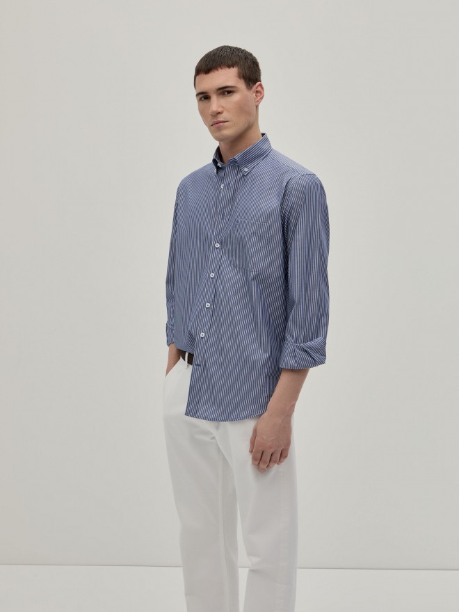 Regular fit striped shirt Regular fit striped shirt