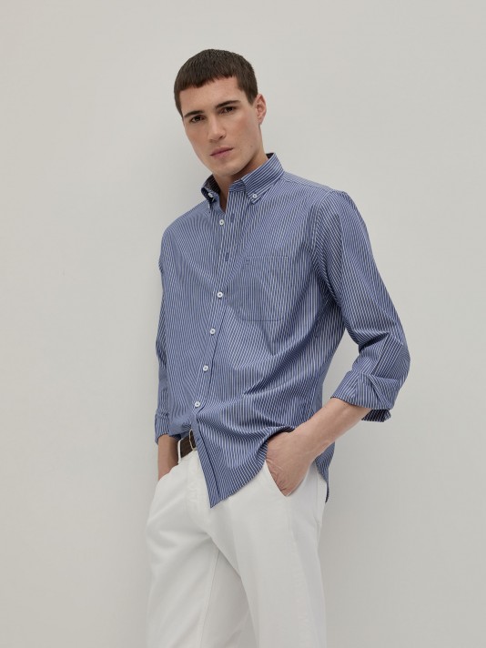 Regular fit striped shirt