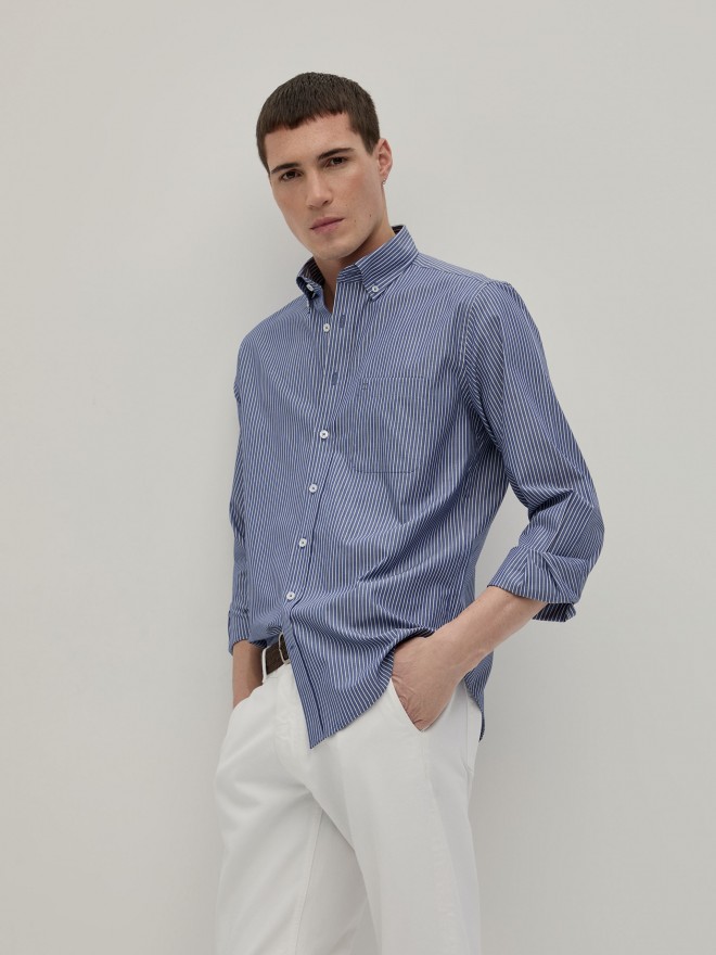 Regular fit striped shirt Regular fit striped shirt