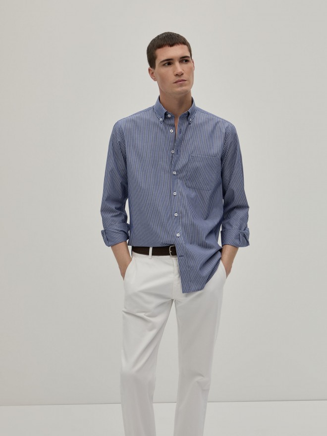 Regular fit striped shirt Regular fit striped shirt