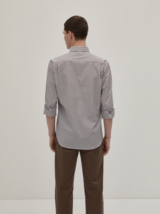 Regular fit striped shirt