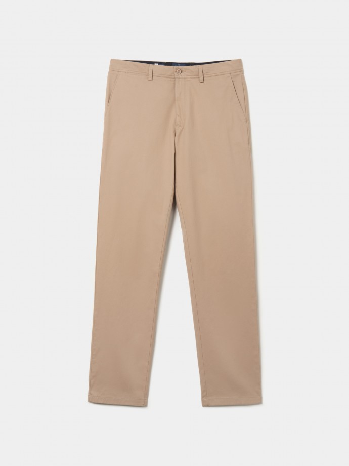 Pantalones chinos de sarga