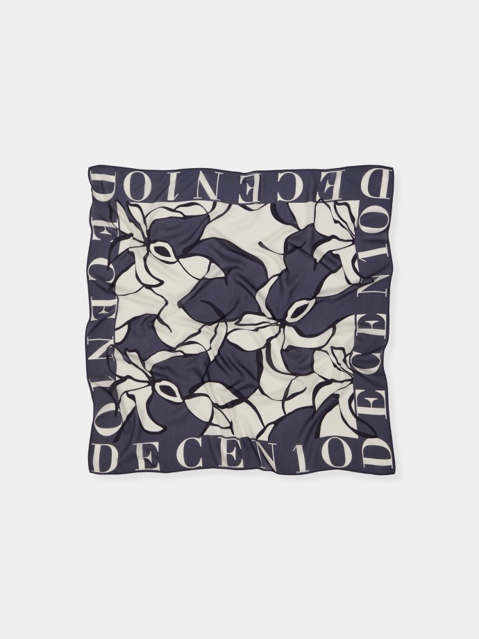 Bufanda con estampado