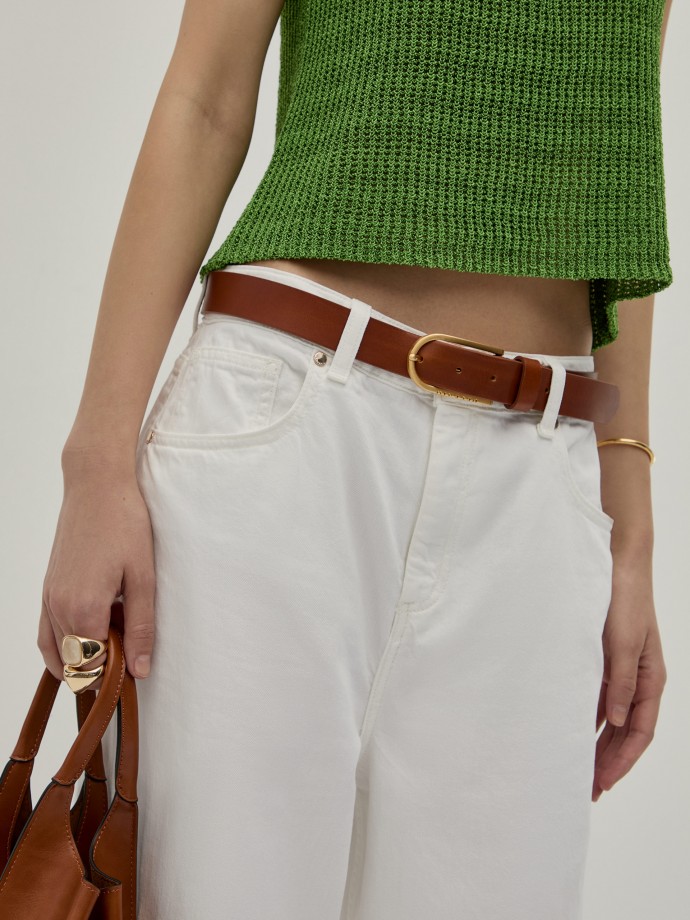 Pantalones vaqueros de pierna ancha
