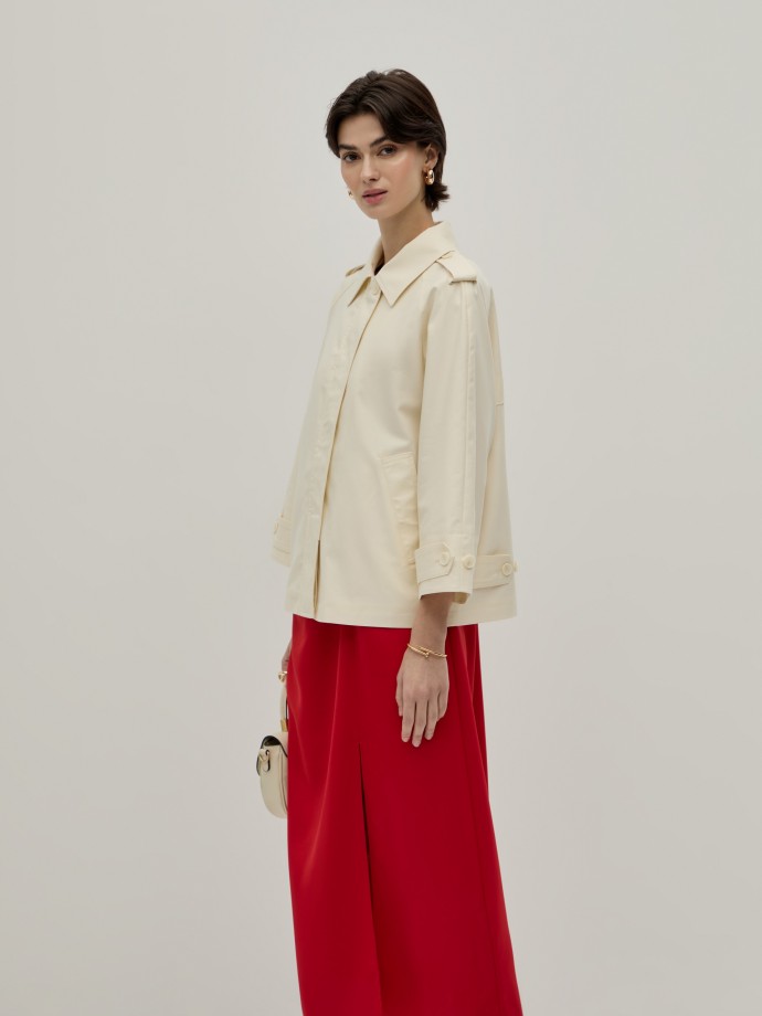 Loose fit coat