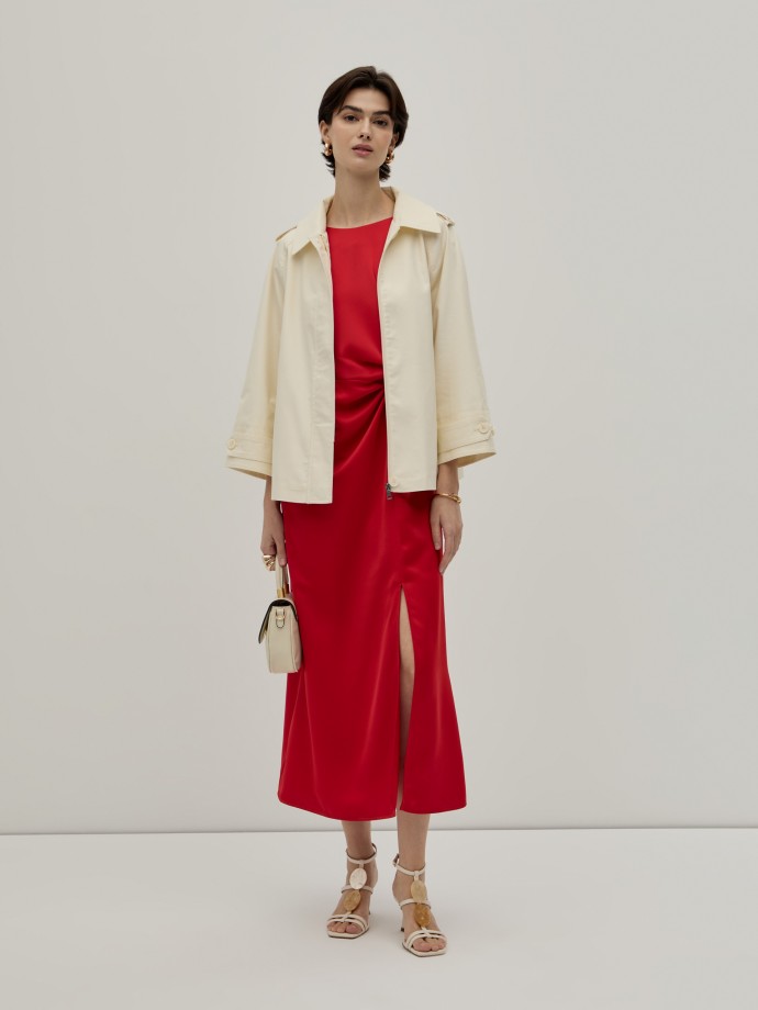 Loose fit coat