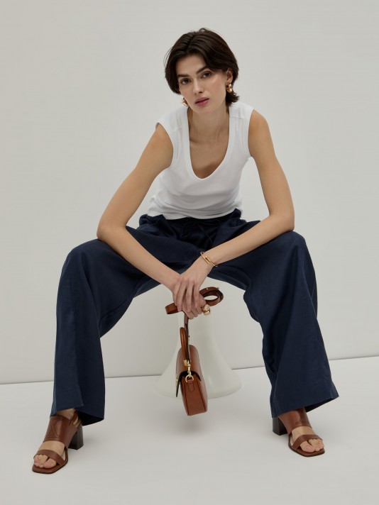 Pantalones de lino