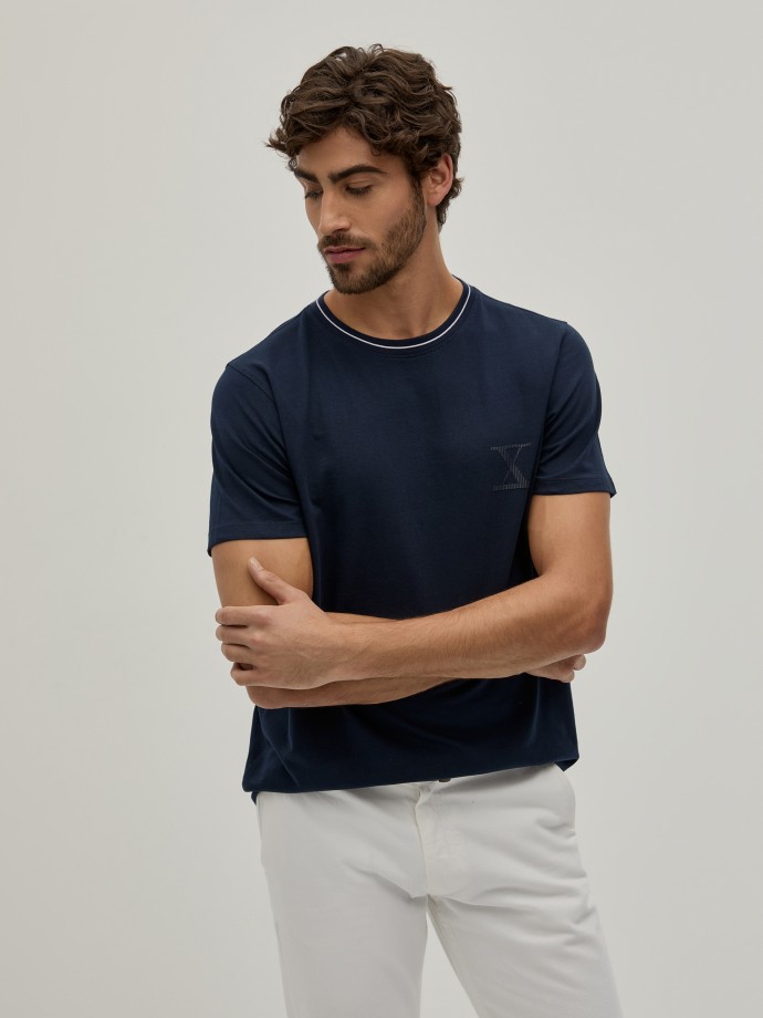 Camiseta bsica de algodn