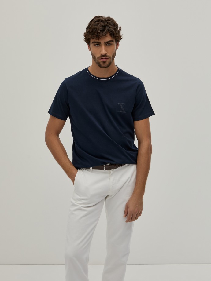 Camiseta bsica de algodn