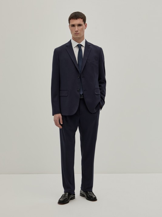 Traje de punto regular fit