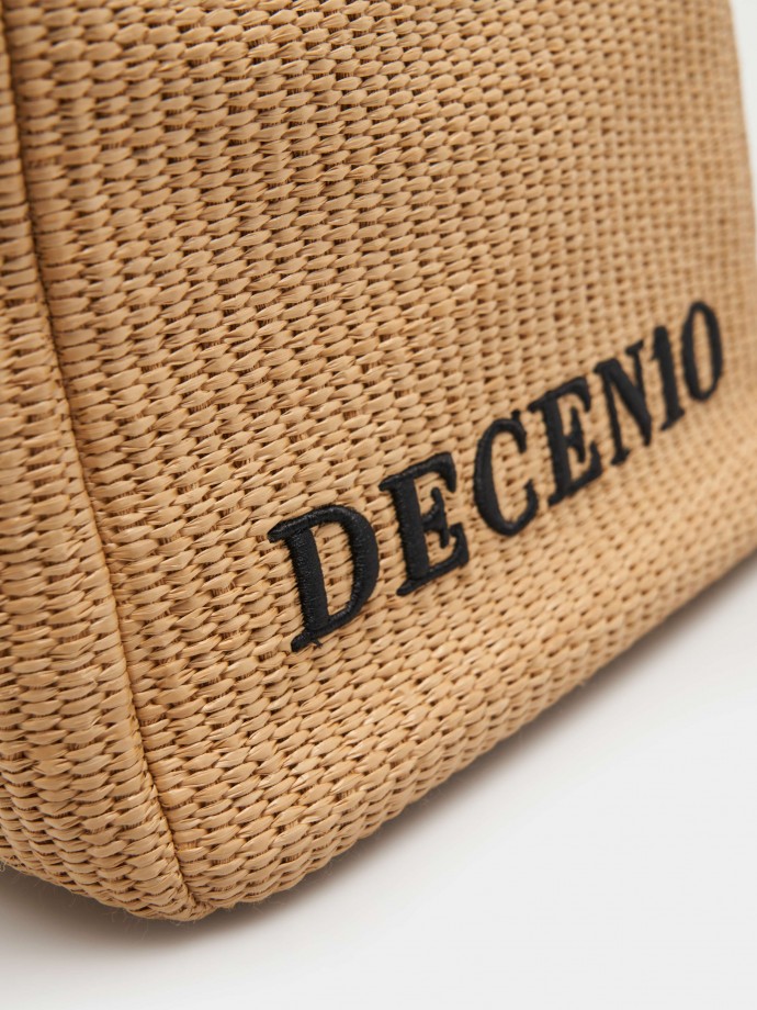 Mini bolso de rafia