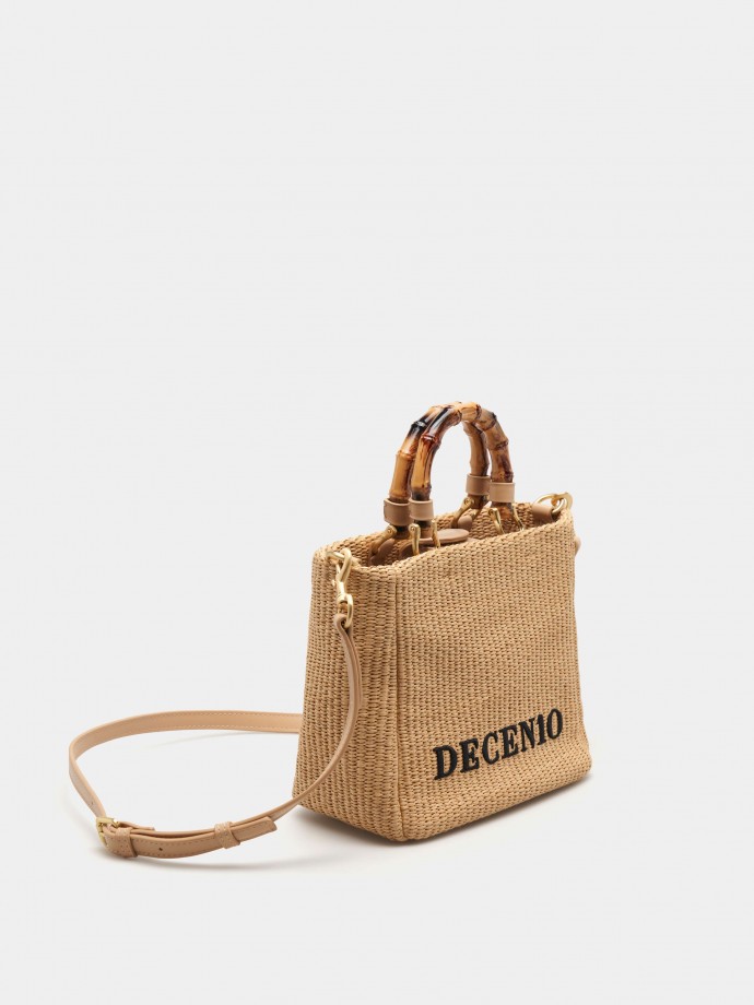 Mini bolso de rafia