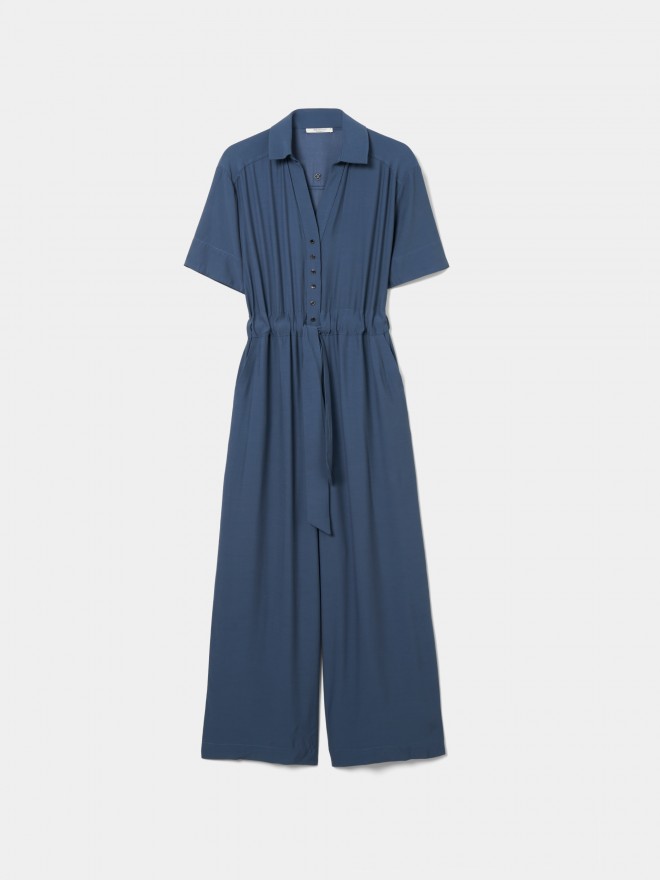 Short sleeve fluid jumpsuit Short sleeve fluid jumpsuit