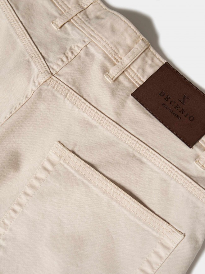 Regular fit denim pants