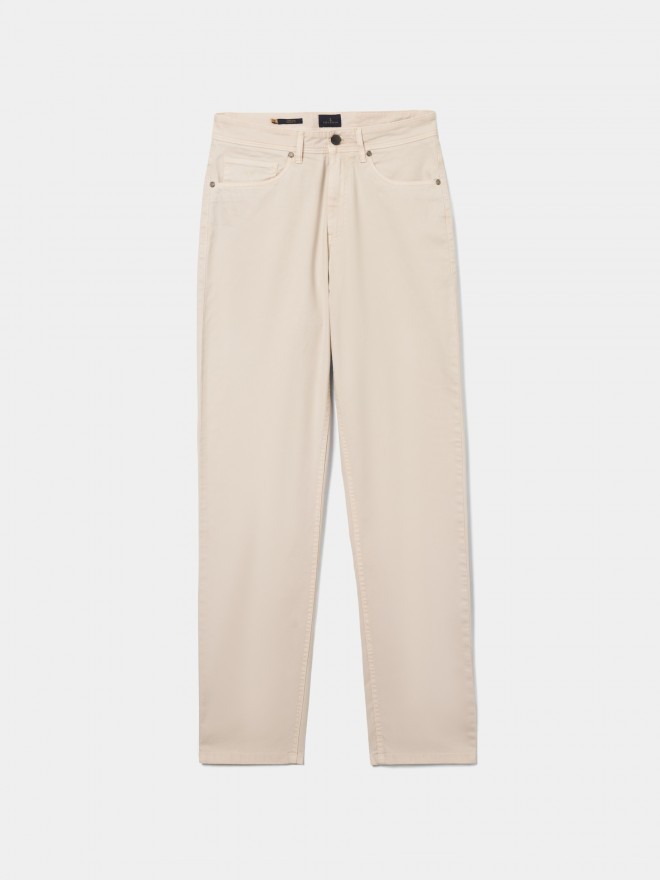 Regular fit denim pants