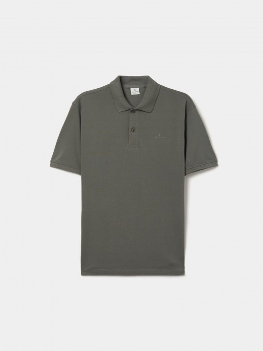 Regular fit pique polo shirt